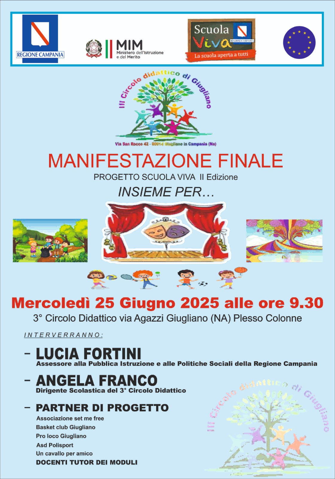 Manifestazione finale INSIEME PER...